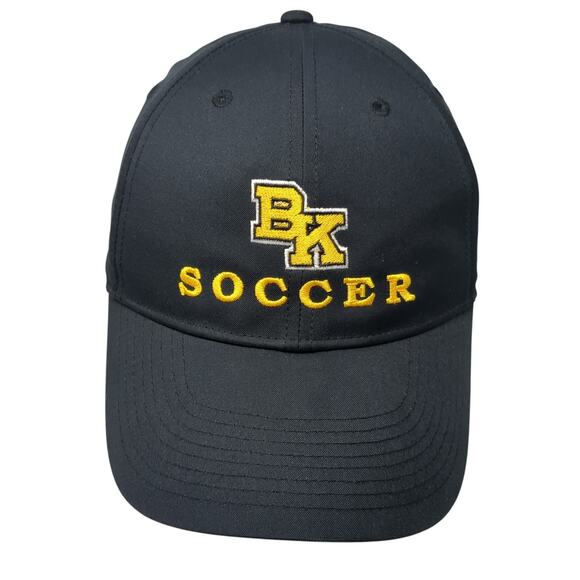 BK Soccer Slideback Baseball Cap Black One Size Adjustable Nike Dri-Fit - Picture 1 of 10